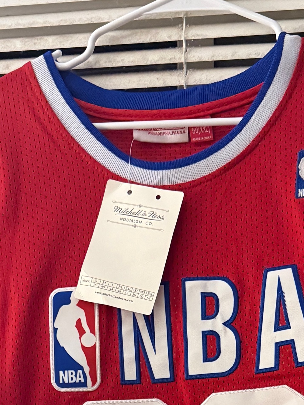 Mitchell & Ness Red NBA Hardwood Classics Jersey - Michael Jordan Tribute